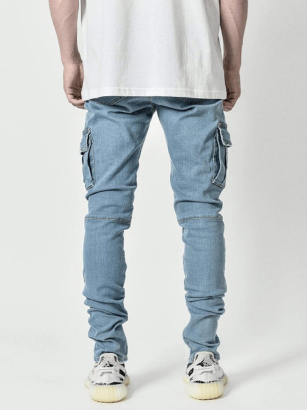 Men's Side Pocket Skinny Jeans For Men
